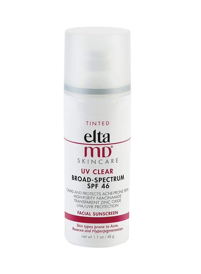 Tinted UV Clear Facial Sunscreen With SPF 46