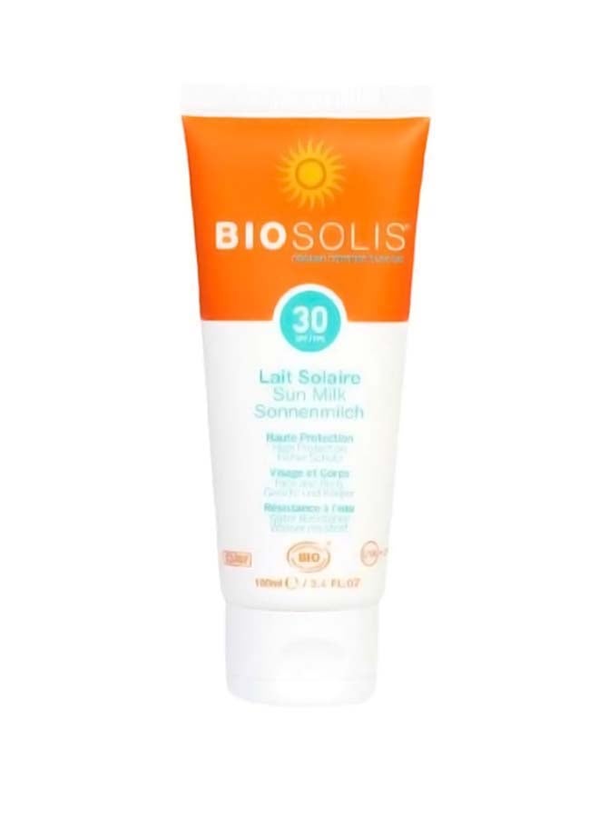 Organic Sun Milk SPF 30 100ml