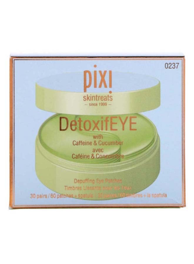 30-Pair Detoxif Depuffing Eye Patches 30ml