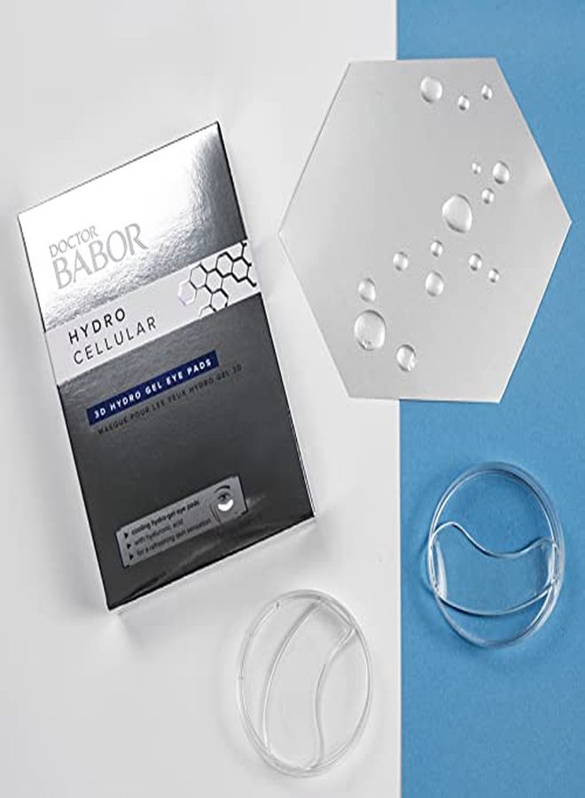 Doctor Hydrorx 3D Gel Eye Pads Hyaluronic Acid Eye Treatment Soothes And Moisturizes Under Eye Area To Combat Wrinkles And Fine Lines Vegan