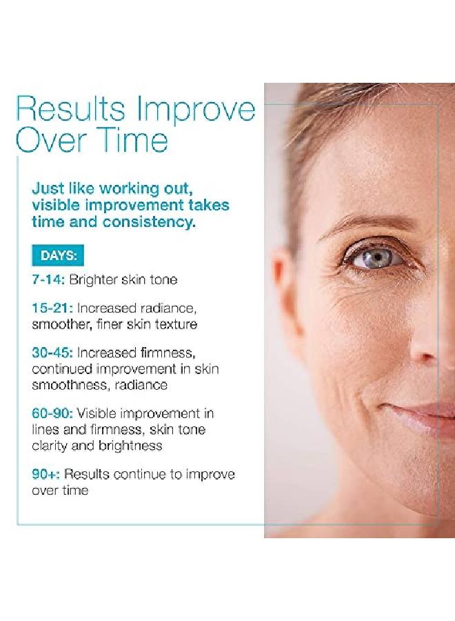 Md Complete Total Eye Treatment ; Antiaging Hydrating Skin Renewal Eye Treatment ; With Peptides, Vitamins C & E And Hyaluronic Acid For Wrinkles, Fine Lines And Crows Feet 0.5 Fl Oz