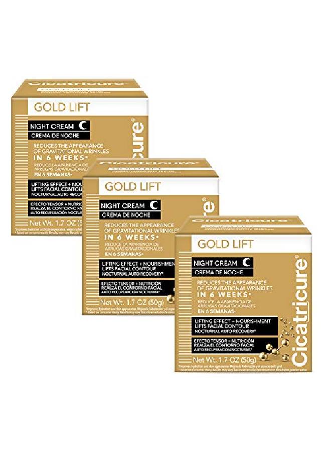 Gold Light Night Cream Three Pack