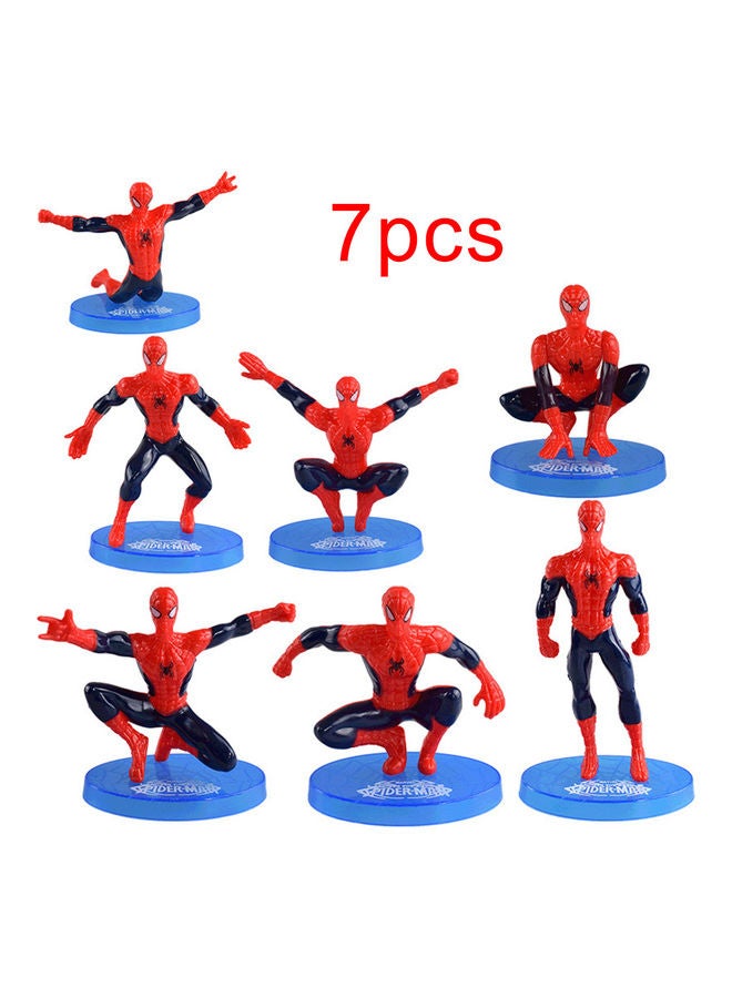 7-Piece Super Heroes Spiderman Dolls Action Figure