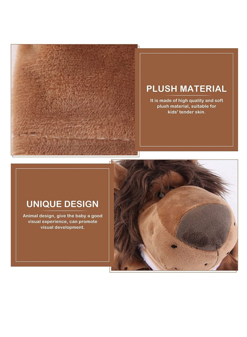 Hand Puppet, Plush Lion Animal Toys for Imaginative Pretend Play Stocking Storytelling, Figure Finger Doll Parent-Child Interactive Toy Gift Storytelling Teaching Preschool Role