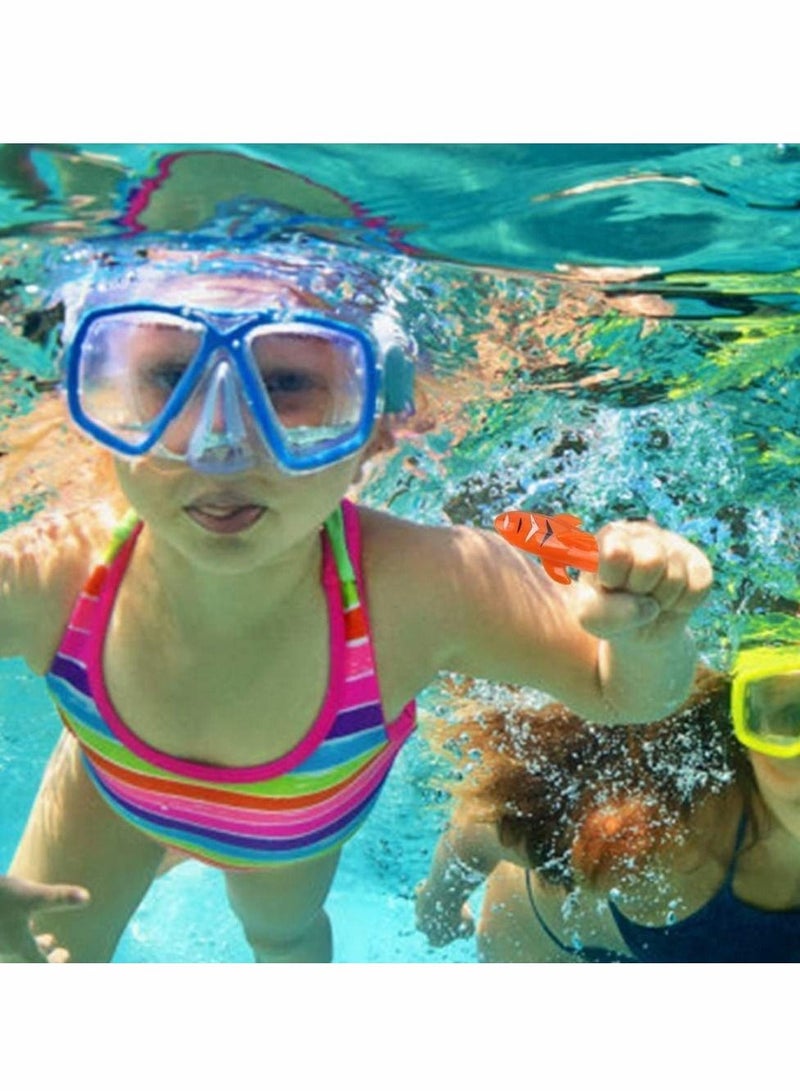 Diving Toys Sticks, Swimming Pool Dive Stick Bath Water Underwater Swim Beach Toy Shark Rocket Shape Throwing Torpedo Game Training Gift for Kids Boys Girls 6 7 8 Years Old (4 Pcs)