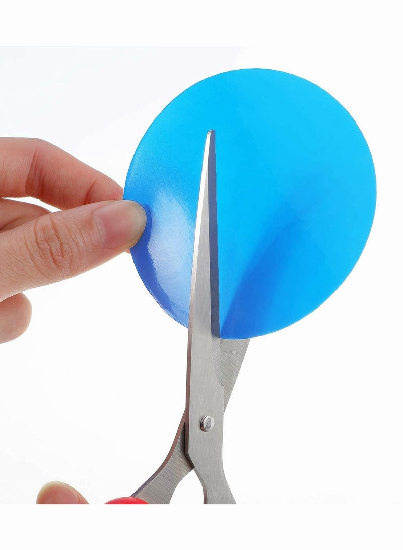 Repair Patches Round Self-Adhesive PVC Vinyl Pool Liner Patch Boat Rubbers for Inflatable Raft Kayak Canoe Blue 20 Pieces