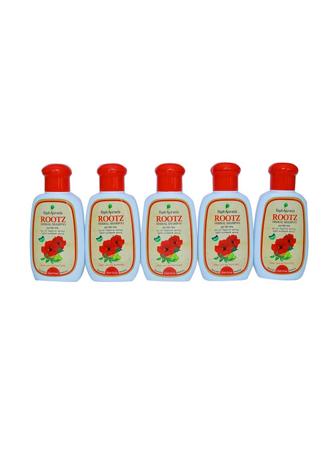 5-Piece Rootz Herbal Shampoo 100ml