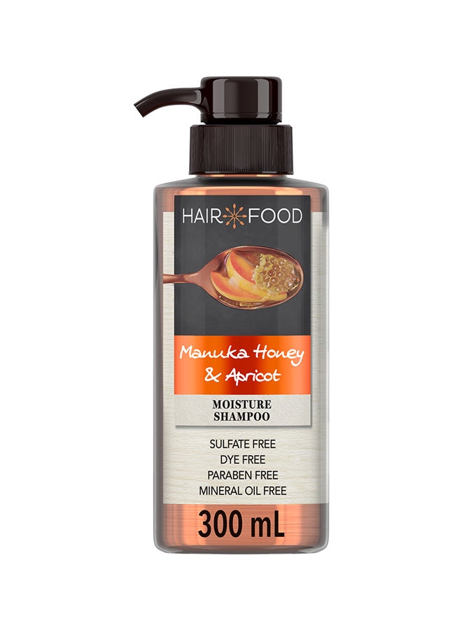 Sulfate Free Moisturizing Shampoo With Manuka Honey And Apricot 300ml