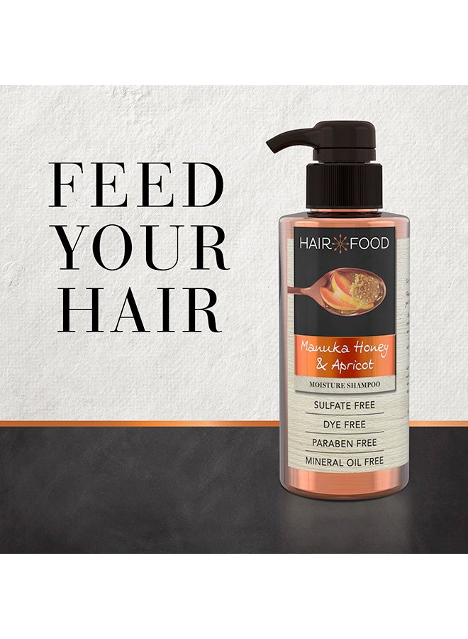 Sulfate Free Moisturizing Shampoo With Manuka Honey And Apricot 300ml