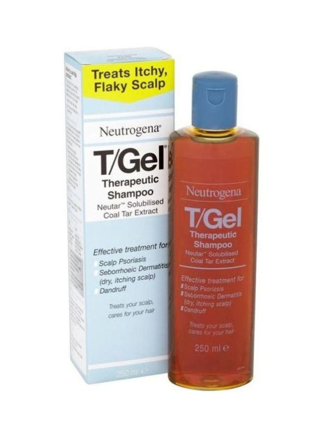 T/Gel Therapeutic Anti Dandruff Shampoo For Treats Itchy And Flaky Scalp Skin 250ml