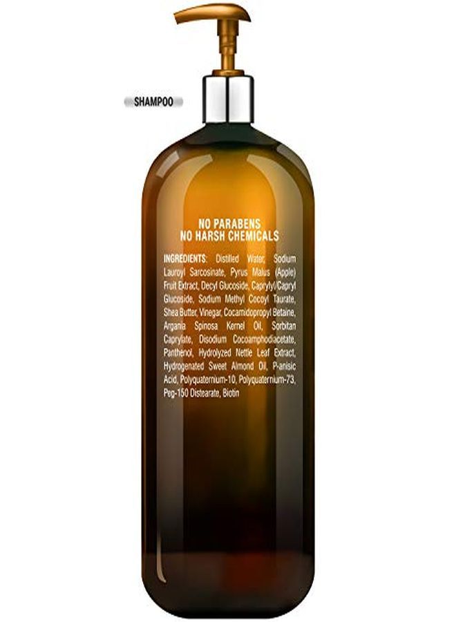 Apple Cider Vinegar Shampoo  Restores Shine & Reduces Itchy Scalp Dandruff & Frizz  Sulfate Free For All Hair Types Men And Women  16 Fl Oz