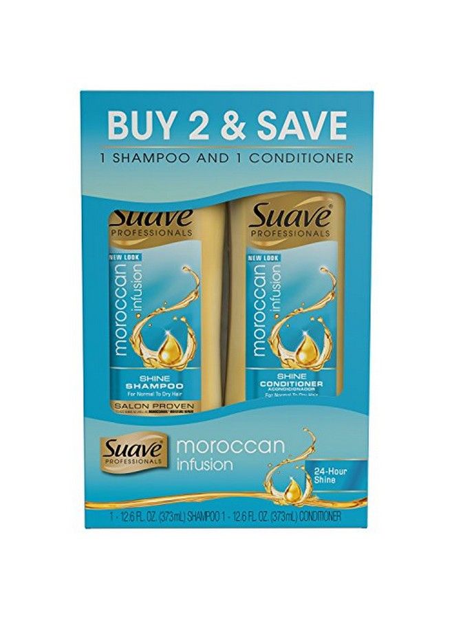 Shine Shampoo And Conditioner Moroccan Infusion 12.6 Fl Oz (Pack Of 2)