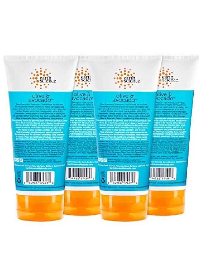 Olive & Avocado Shampoo For Normal To Dry Hair (Packs Of 4)