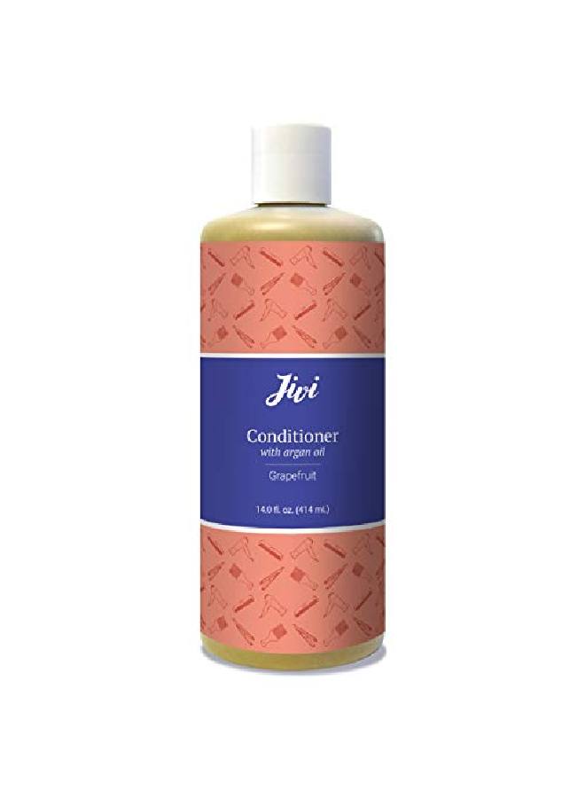 Conditioner With Argan Oil (Grapefruit) | Makes Hair Softer Shinier & More Manageable | 100% l with Organic Ingredients | Made for All Hair Types Color Safe | 14 fl. oz.