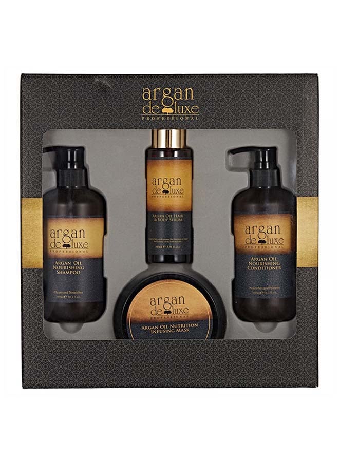 4-Piece Argan Oil Treatment Kit (100ml + 300ml + 250ml)