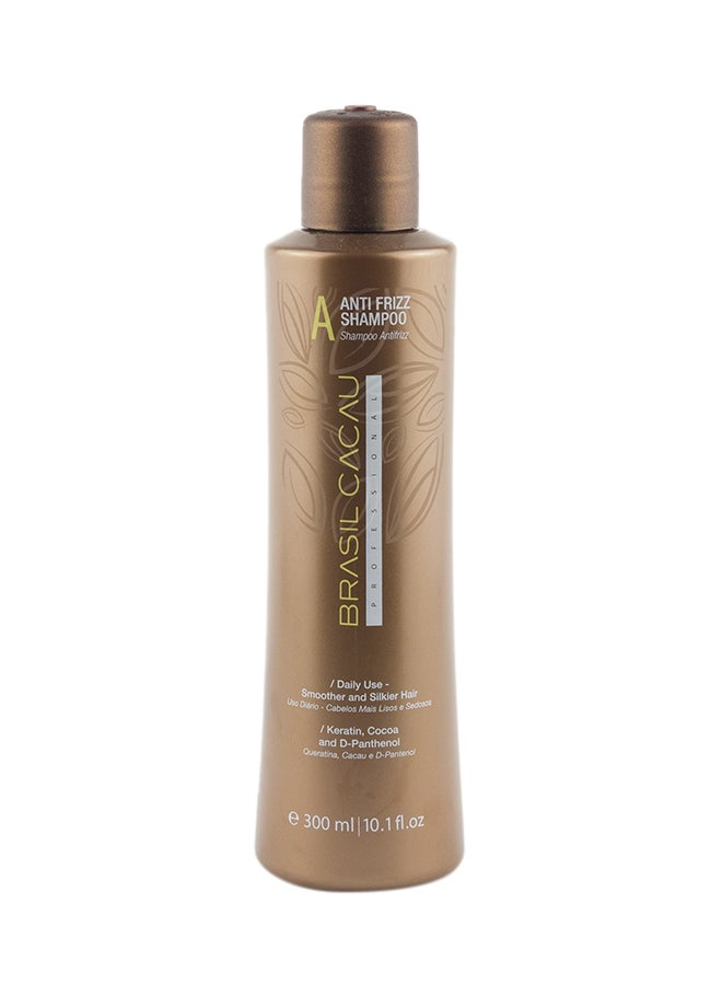 2-Piece Anti-Frizz Shampoo And Conditioner Brown (2x 300 ml)