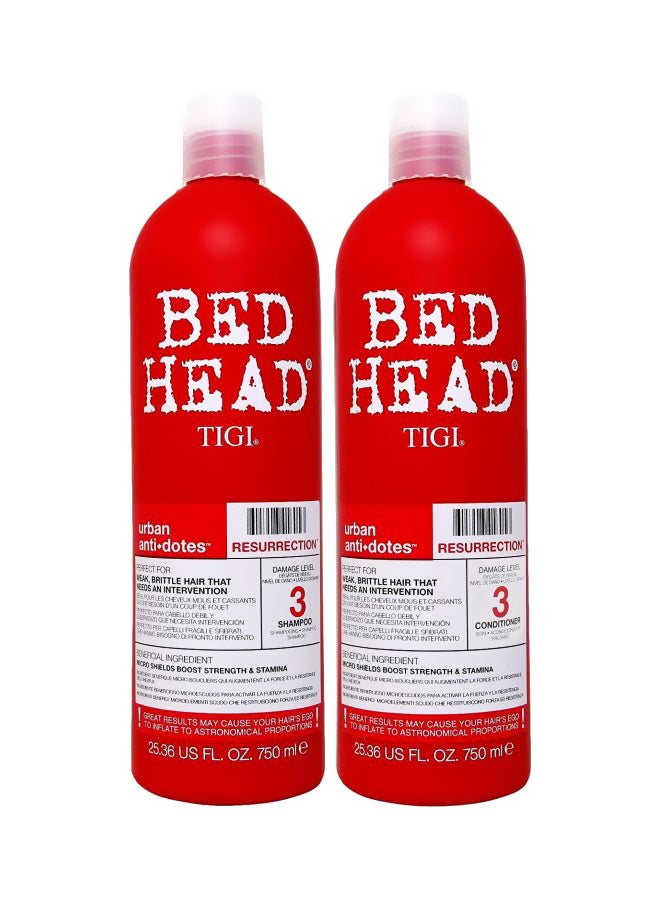 Bed Head Resurrection Shampoo And Conditioner 2 x 750ml