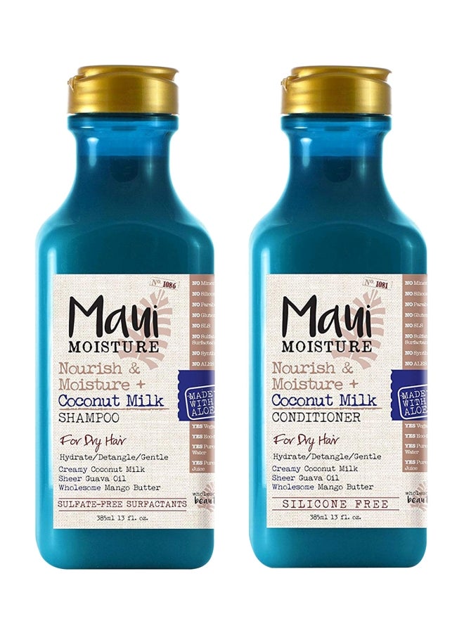 2-Piece Nourish And Moisture Milk Shampoo And Conditioner Set