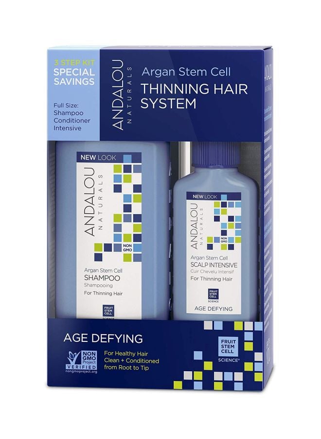 3-Piece Age Defying Hair Thinning Treatment System Set