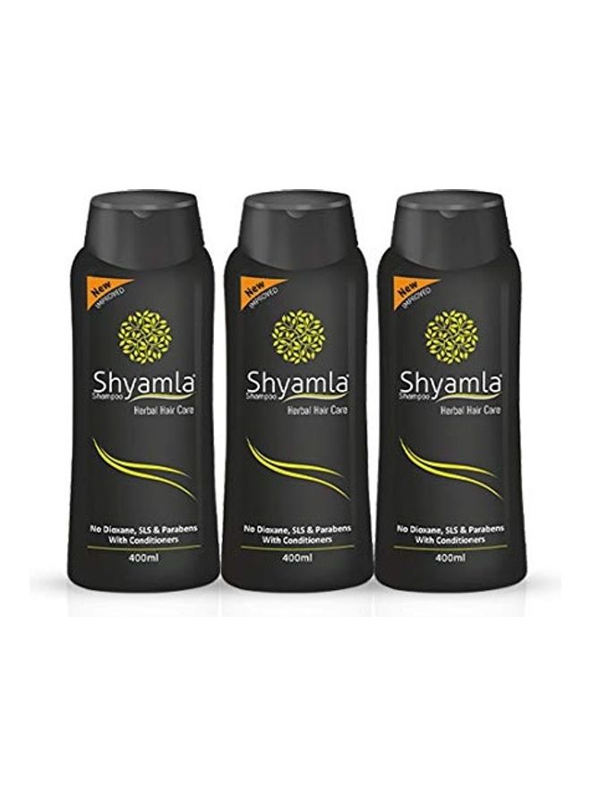 3-Piece Shyamla Shampoo Multicolour 1200ml