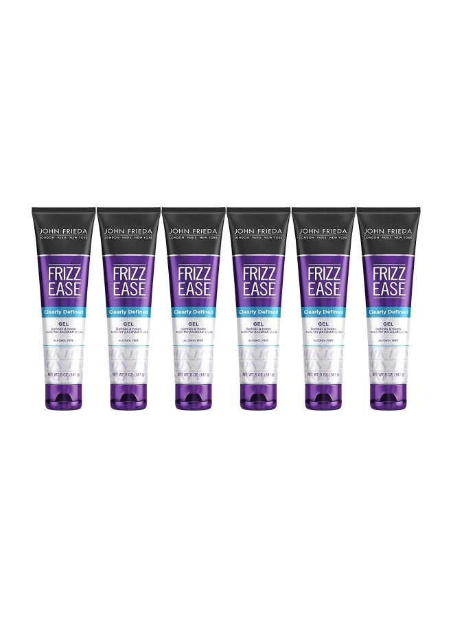 Pack Of 6 Frizz Ease Clearly Defined Gel