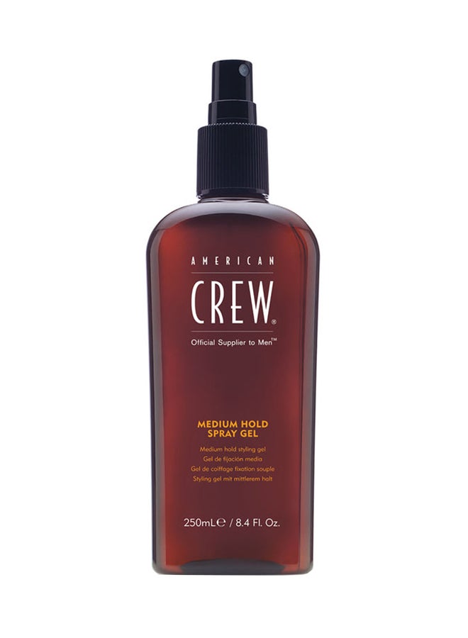 Medium Hold Spray Gel Enriched With Sage, Ginseng And Quillaja For A Natural Look And Feel With Medium Hold 250ml