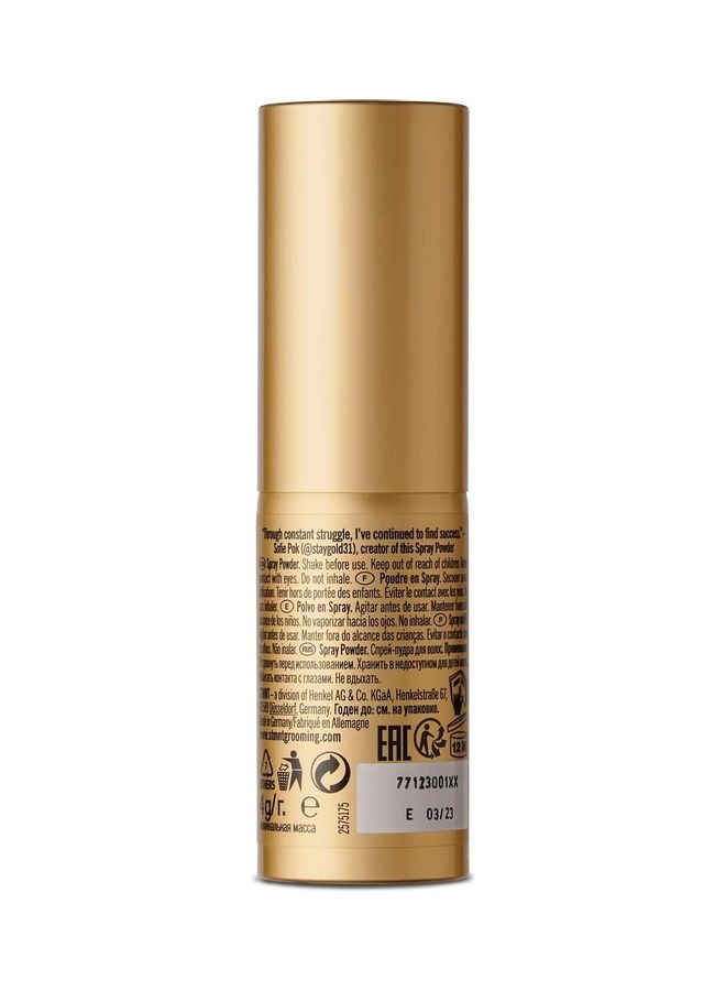 Grooming Goods Spray Powder Gold 4grams