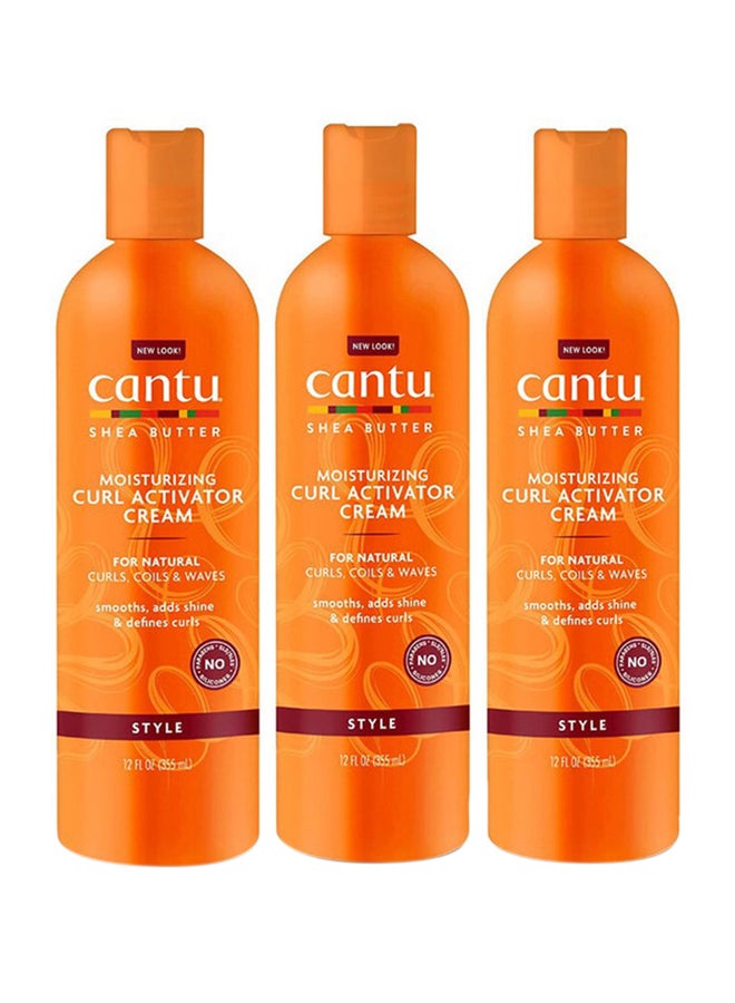 Pack of 3 Moisturizing Curl Activator Cream 3x355ml