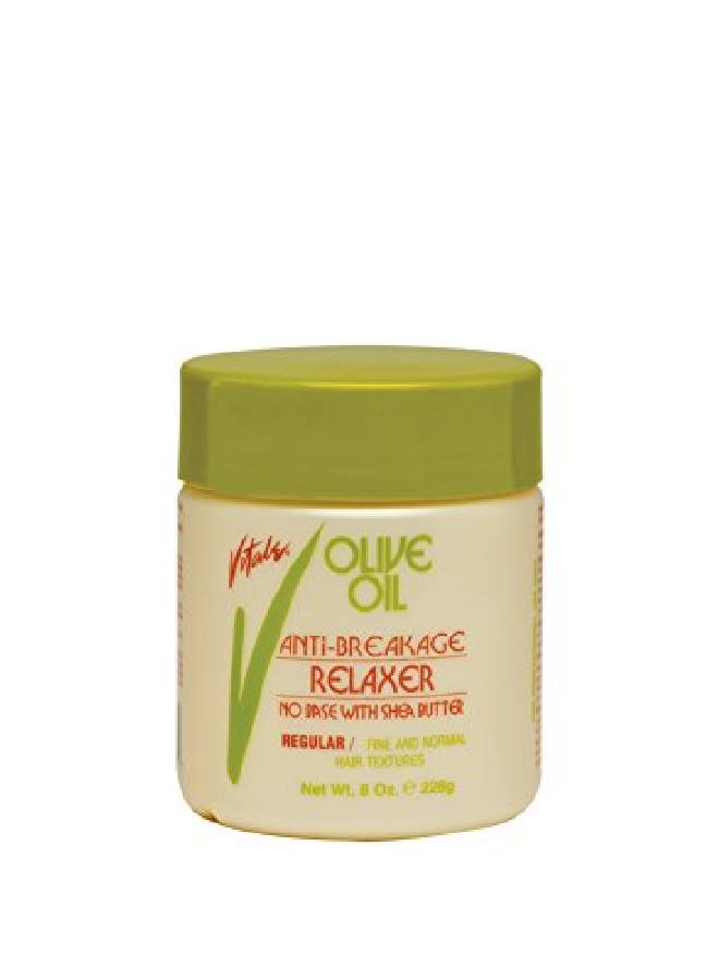 Olive Oil No Base Relaxer Regular 8Oz Anti Breakage Hair Strengthening Treatment By Vitale Vn32