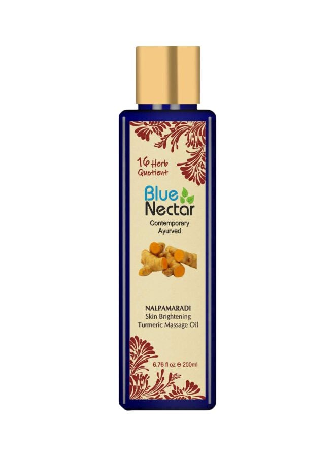 Nalpamaradi Skin Brightening Turmeric Massage Oil Blue 200ml