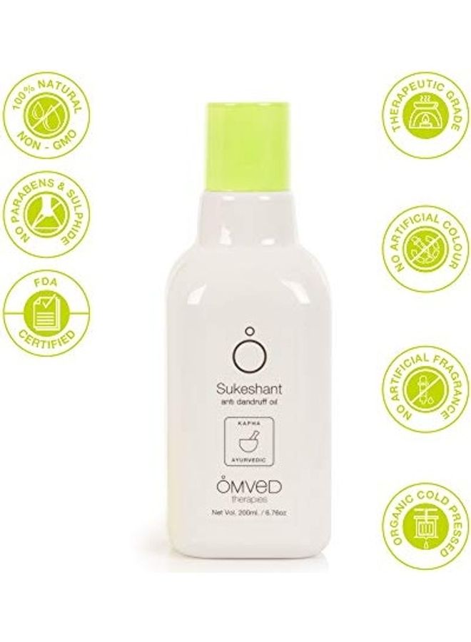 Anti-Dandruff Ayurvedic Hair Oil Clear 200ml