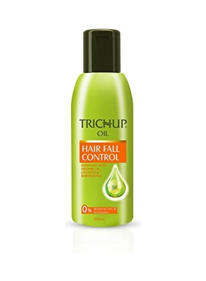 4-Piece Hair Fall Control Herbal Hair Oil Multicolour 800ml