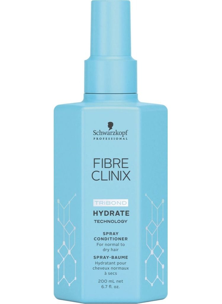 Schwarzkopf Fibre Clinix Hydrate Tribond Technology Spray Conditioner for Dry Hair 200ml