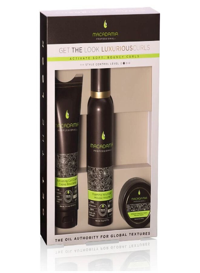 Macadamia 'Get the Look' Luxurious Curls Set