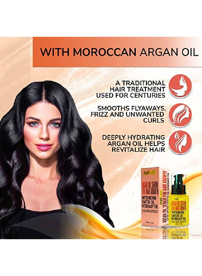 Moroccan Argan Oil Hair Serum With Keratin Heat Protectant Treatment For Women And Men Anti Frizz Styling Product And Hair Straightener For Curly Wavy And Frizzy Hair