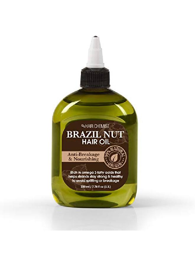 99% Natural Hair Oil Brazil Nut 7.78 Oz.