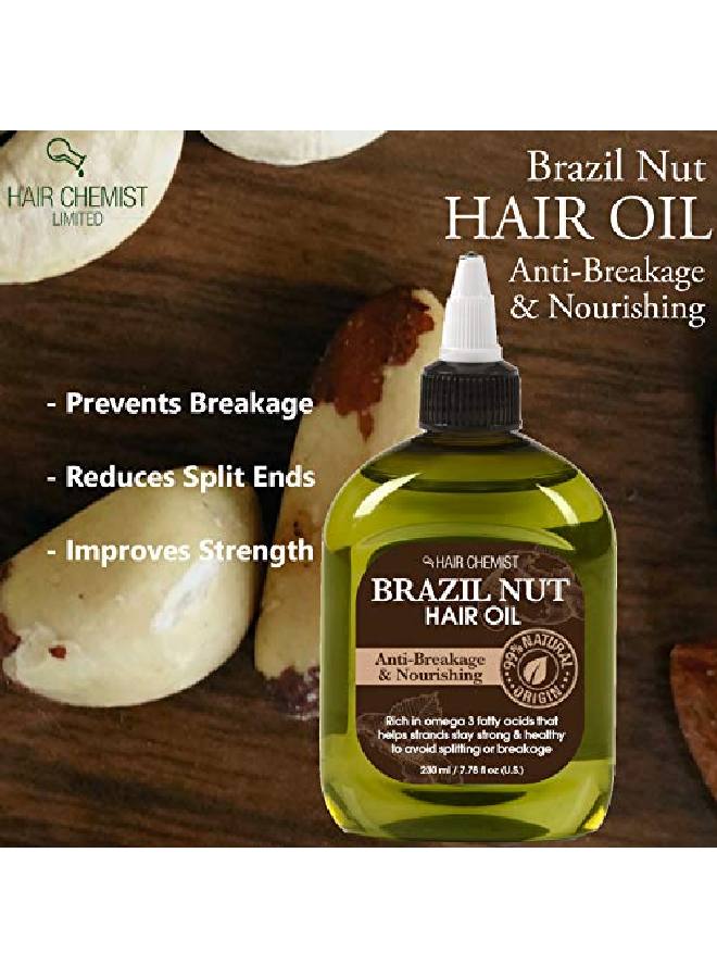 99% Natural Hair Oil Brazil Nut 7.78 Oz.