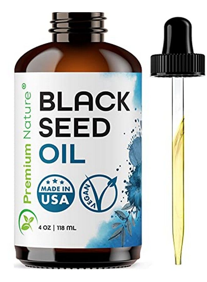 Black Seed Oil For Hair Growth And Care Cold Pressed Virgin Unrefined Pure Nigella Sativa Oil Kalonji Oil Black Cumin Seed Oil For Skin And Hair 4 Oz