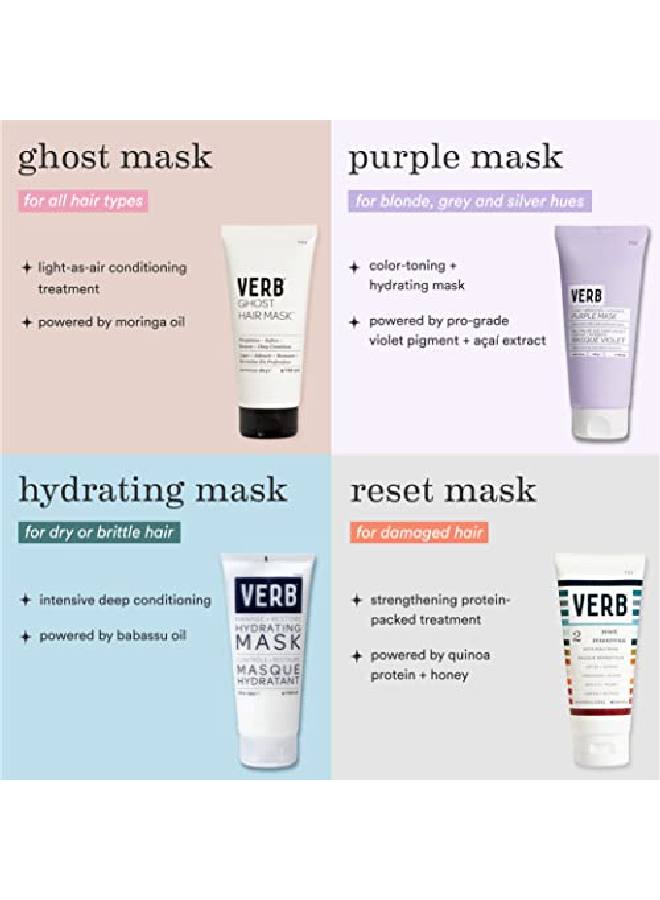Ghost Hair Mask Vegan Deep Conditioning Hair Treatment Repair Hair Mask For Damaged Hair Intense Hydration Mask With Moringa Oil Defrizzes And Promotes Shine 63 Fl Oz