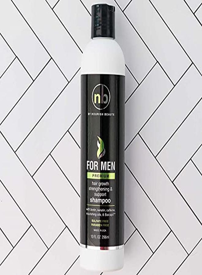 Hair Regrowth Shampoo For Men, SulfateFree Anti Hair Loss Shampoo, Vitamins Hair Growth Support Shampoo, Premium