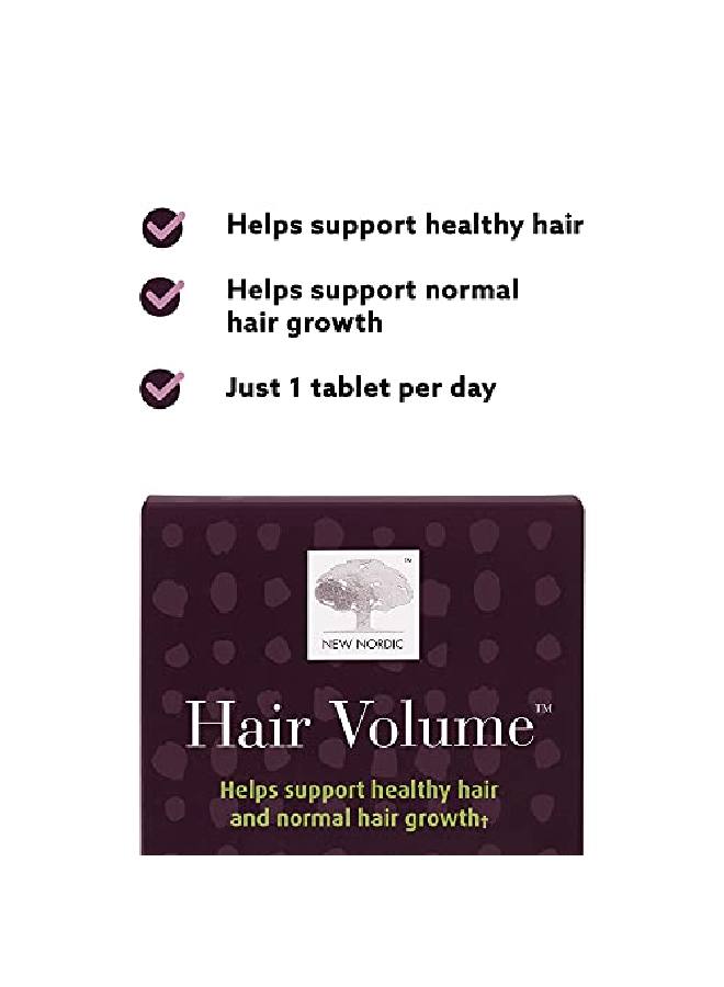 Hair Volume Tablets ; 3000 Mg Biotin & Biopectin Apple Extract For Healthy Hair Growth ; Reduce Thinning, Balding & Shedding For Naturally Fuller Thicker Hair ; 90 Count (Pack Of 1)