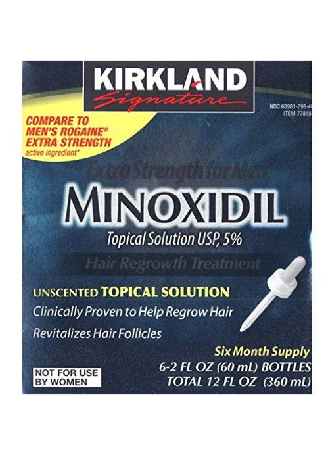 Extra Strength For Men Minoxidil Topical Solution 12 Fluid Ounce