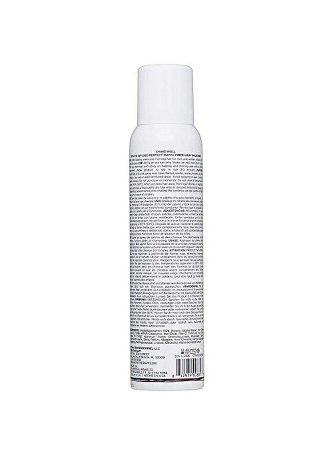 Keratin Infused Perfect Match Fiber Hair Thickener Dark Brown To Black 4 Oz