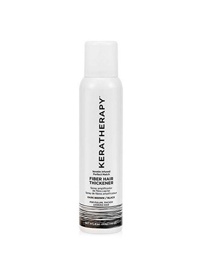 Keratin Infused Perfect Match Fiber Hair Thickener Dark Brown To Black 4 Oz