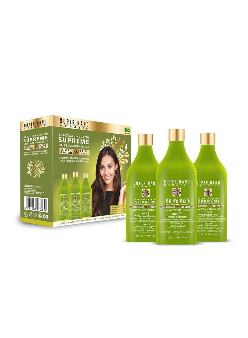 Brazilian Keratin Supreme Kit 3x1L