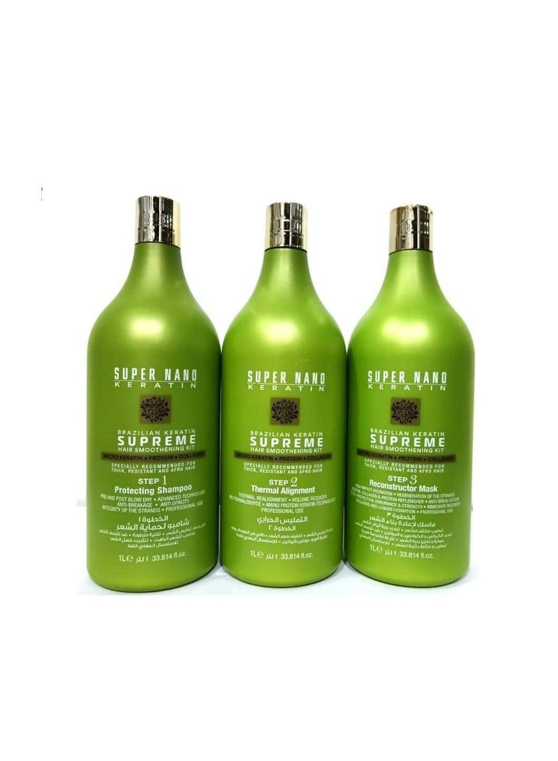 Brazilian Keratin Supreme Kit 3x1L