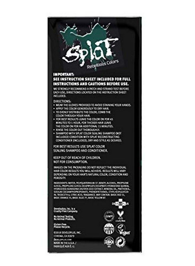 Hair Rebellious Colors 30 Wash Hair Color Kit Midnight Jade 6 Oz