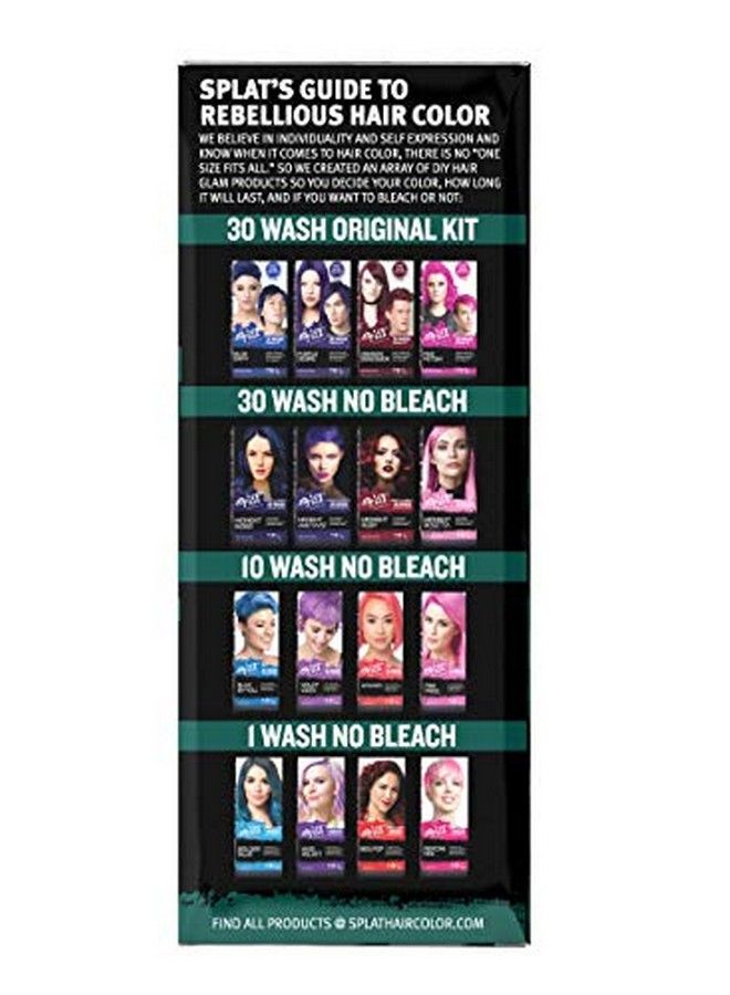 Hair Rebellious Colors 30 Wash Hair Color Kit Midnight Jade 6 Oz