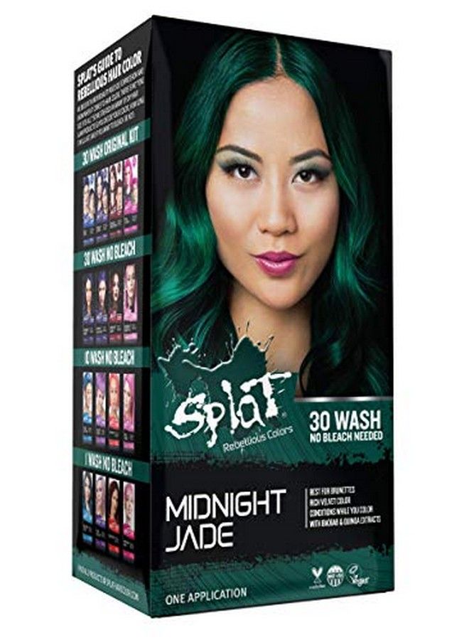 Hair Rebellious Colors 30 Wash Hair Color Kit Midnight Jade 6 Oz