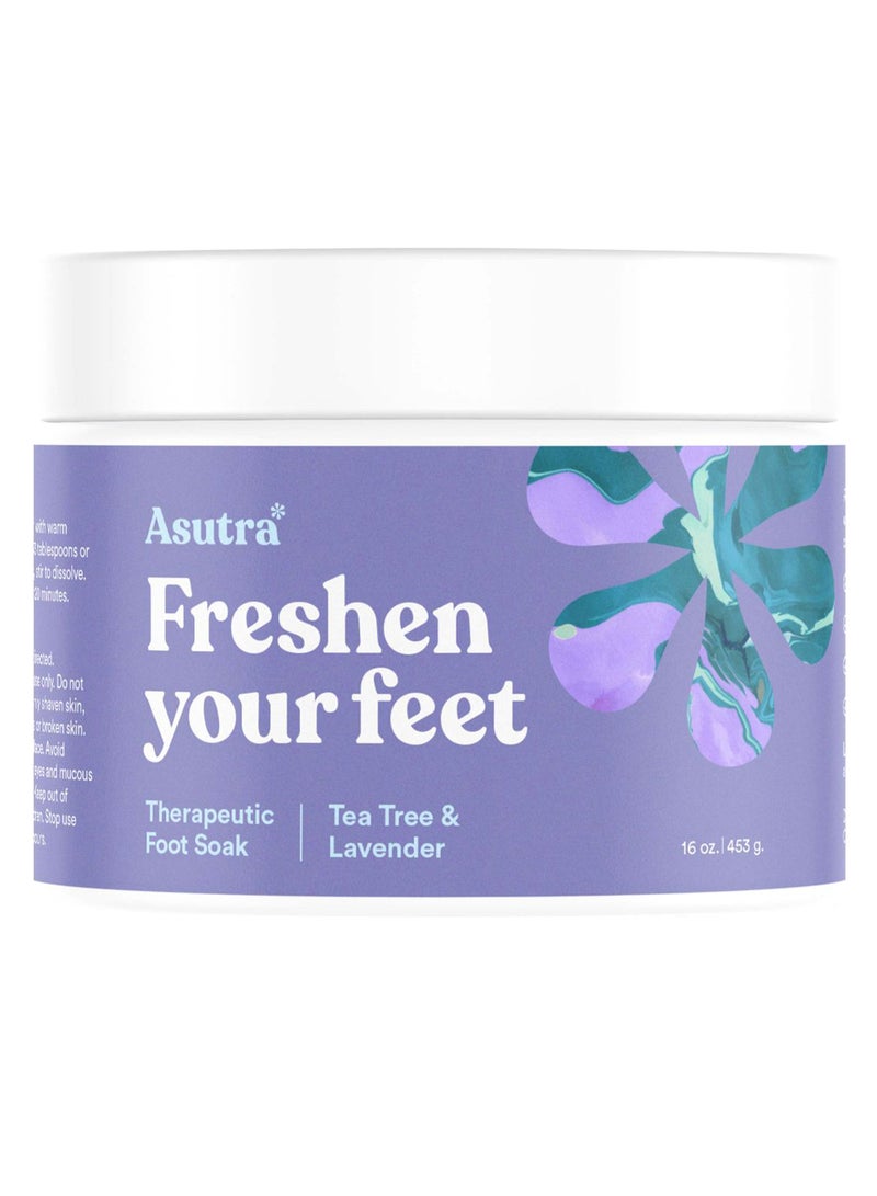 Freshen Your Feet Tea Tree And Lavender Foot Soak